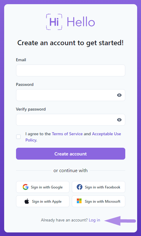 Claim card login page.png