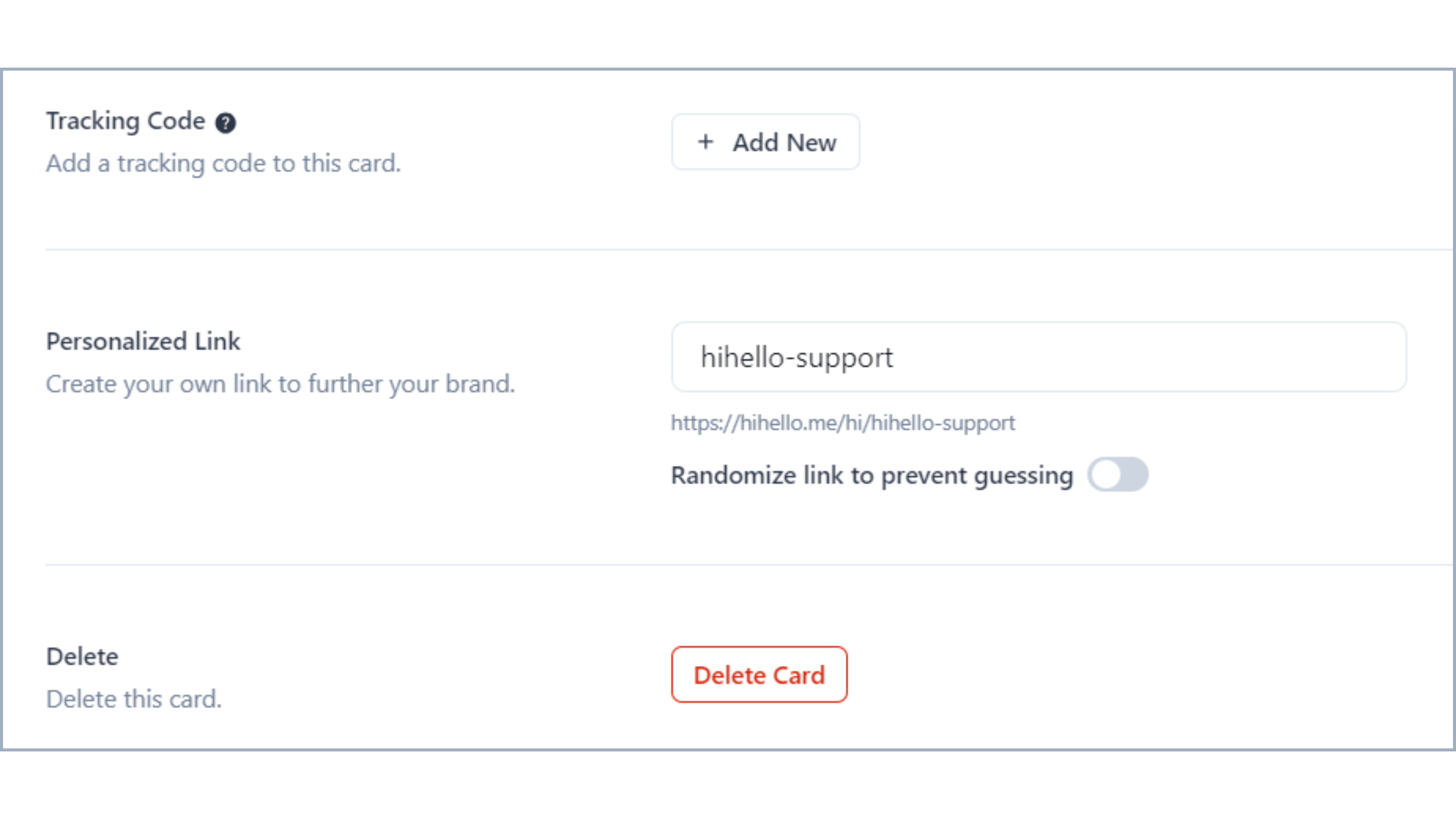settings menu Personalized link.png