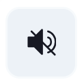 sample sound off icon