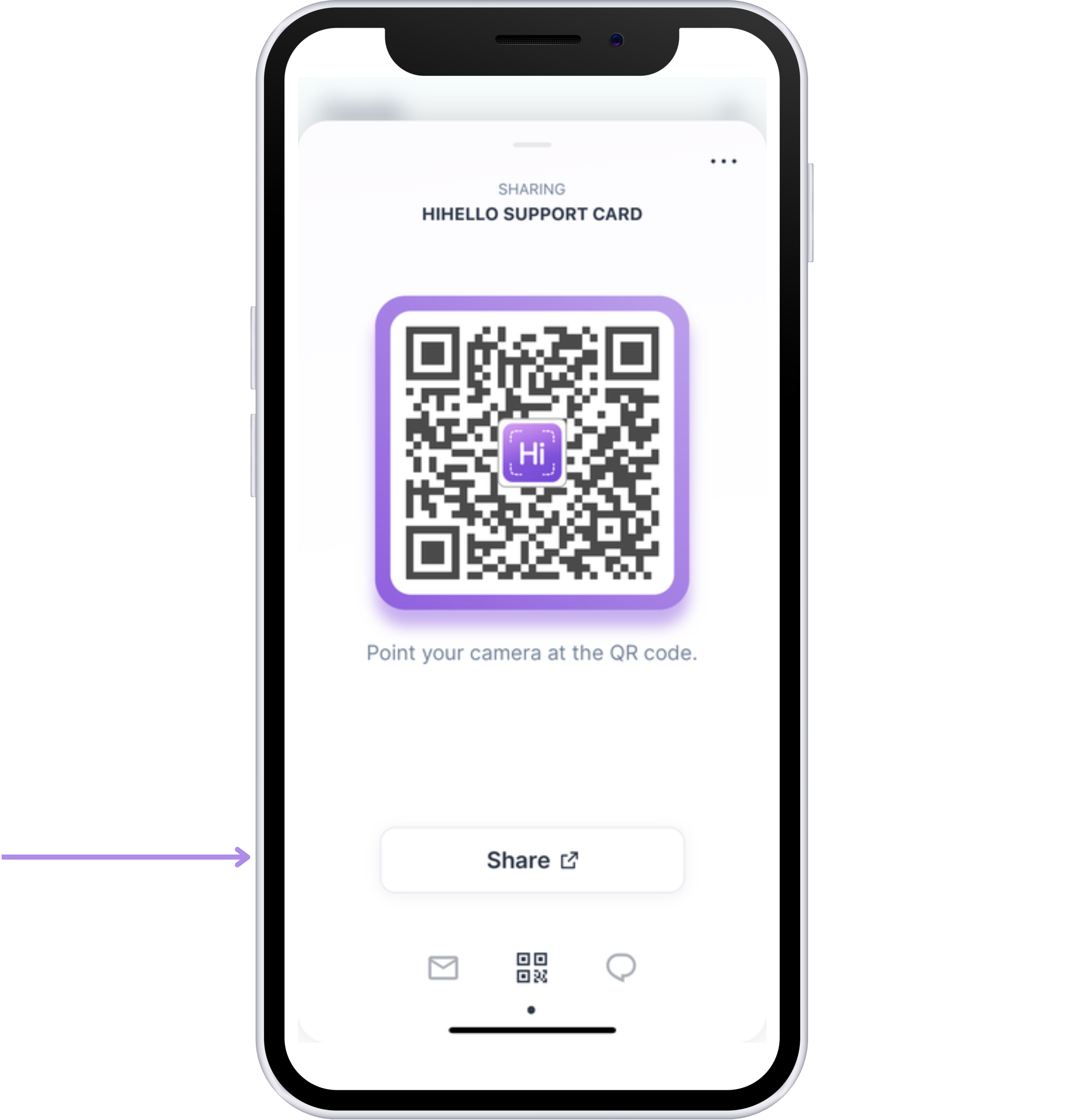 Share button on the mobile send screen.png