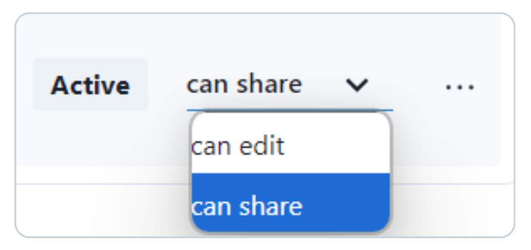 Dropdown menu to give users edit or share access.png