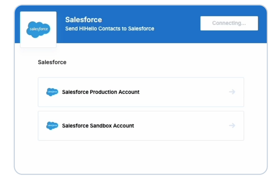 New Salesforce login - select account type.png