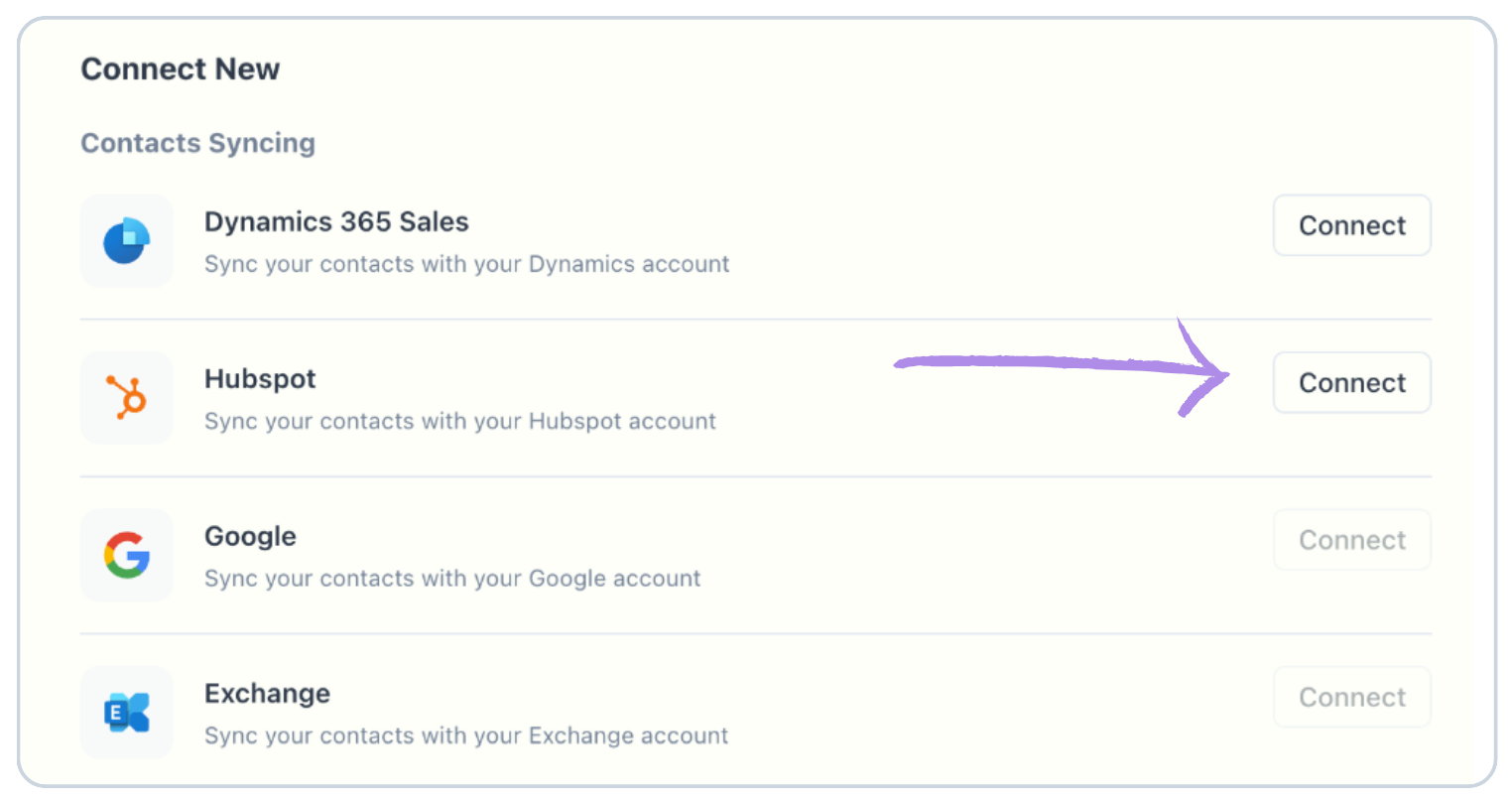 Connect to new Hubspot button.png