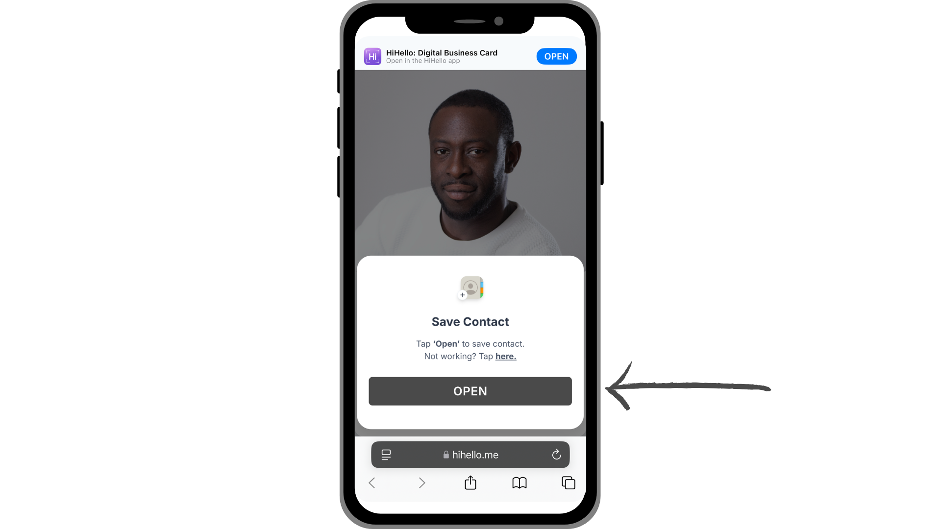 Save Contact iOS Open App Clip.png