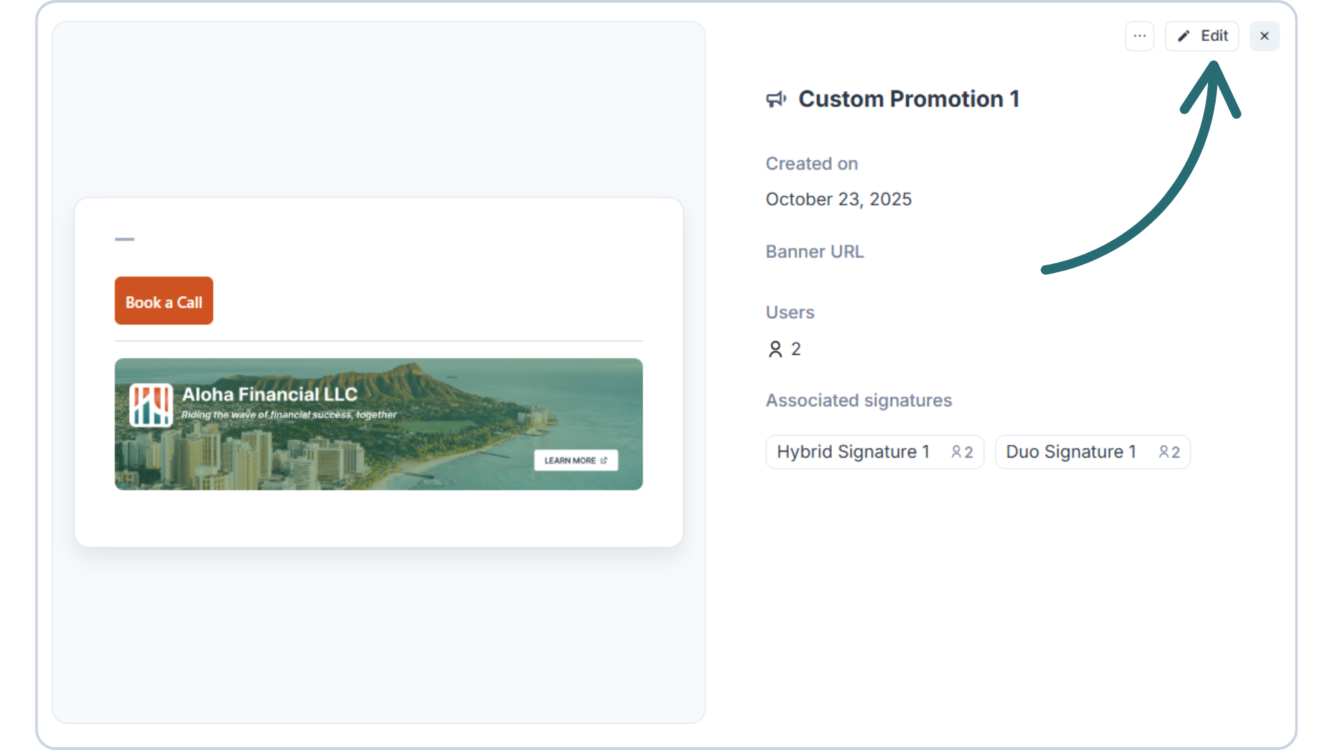 Edit button for a promotion in the email signature manager.png