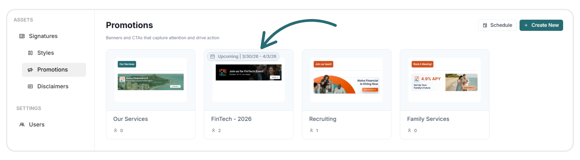 View scheduled promotions on the promotions tab.png