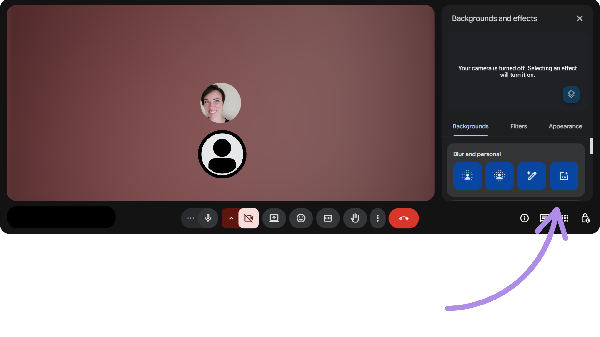 Google Meet upload image icon.png