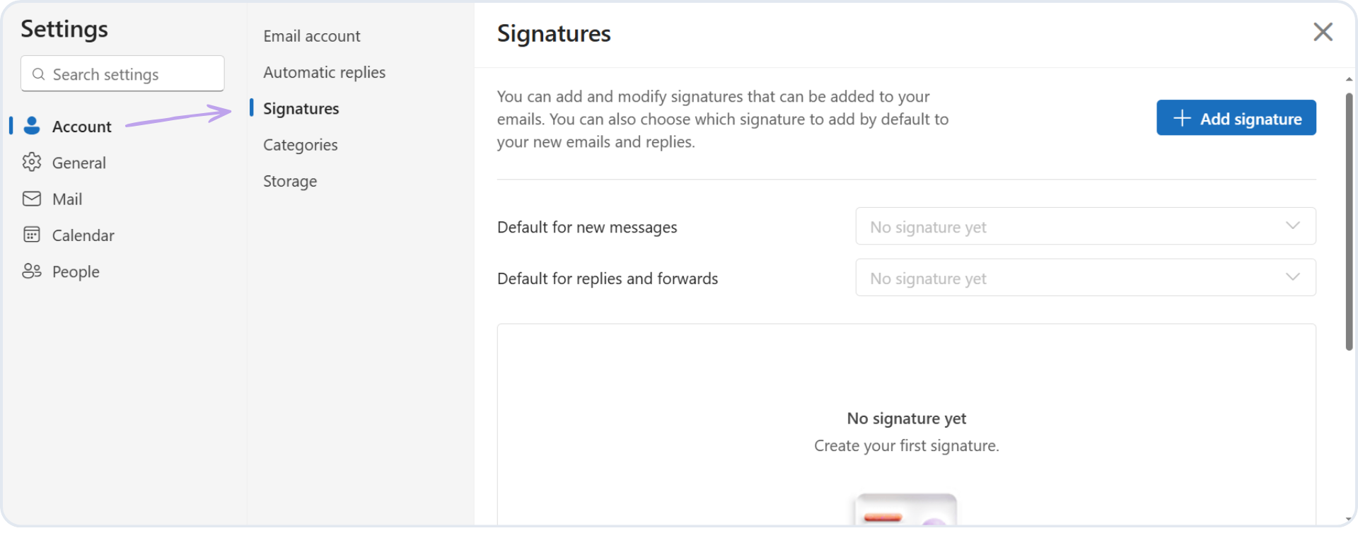 Outlook account - settings button.png